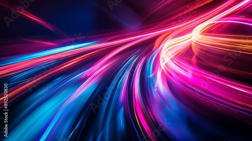 Abstract Light Trails