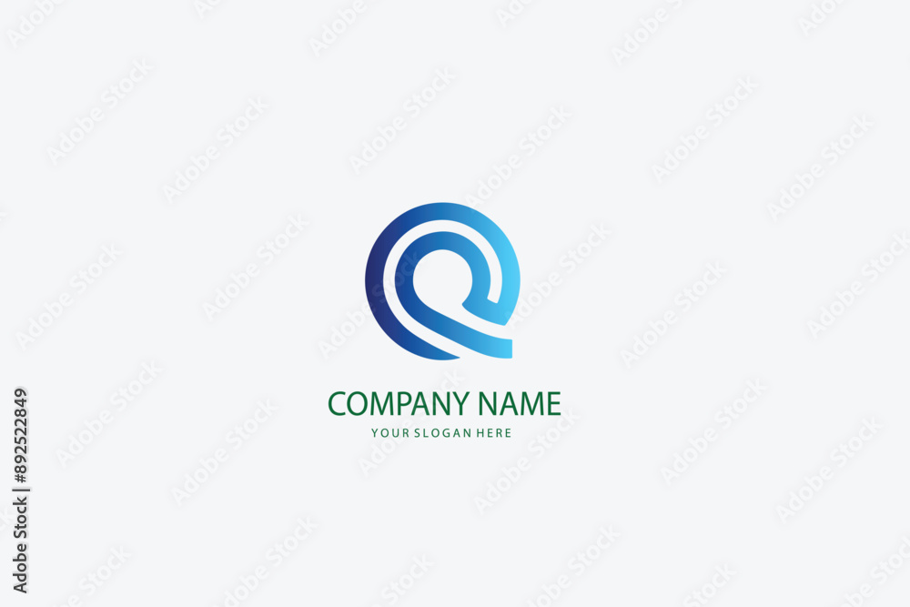 Simple Initial Letter Q Logo isolated on Double Background. Usable for Business and Branding Logos. Flat Vector Logo Design Template Element. Simple Initial Letter Q Logo isolated on Double Background. Usable for Business and Branding Logos. Flat Vector Logo Design Template Element.