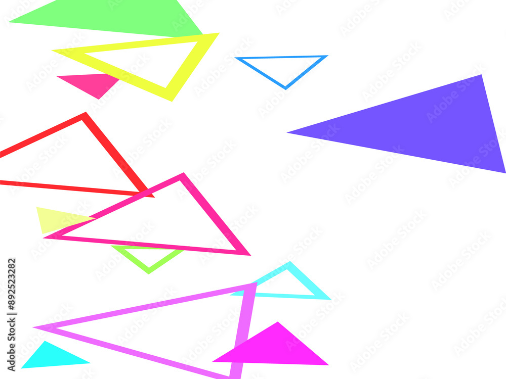 Party background with geometric shapes, triangles, dots, sprinkles. Pastel colors. Party background with geometric shapes, triangles, dots, sprinkles. Pastel colors.