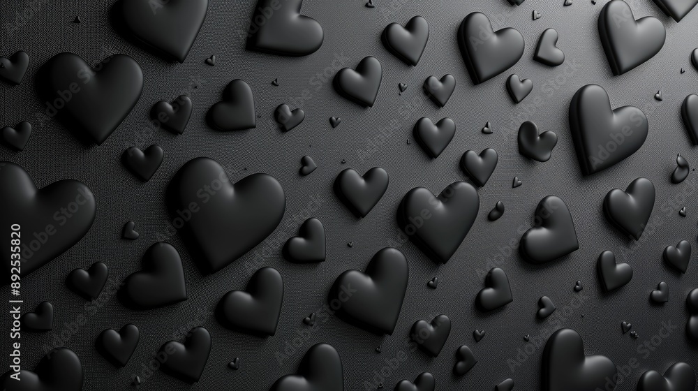 Electric Blue Monochrome heart Art with Grey Circles Electric Blue Monochrome heart Art with Grey Circles