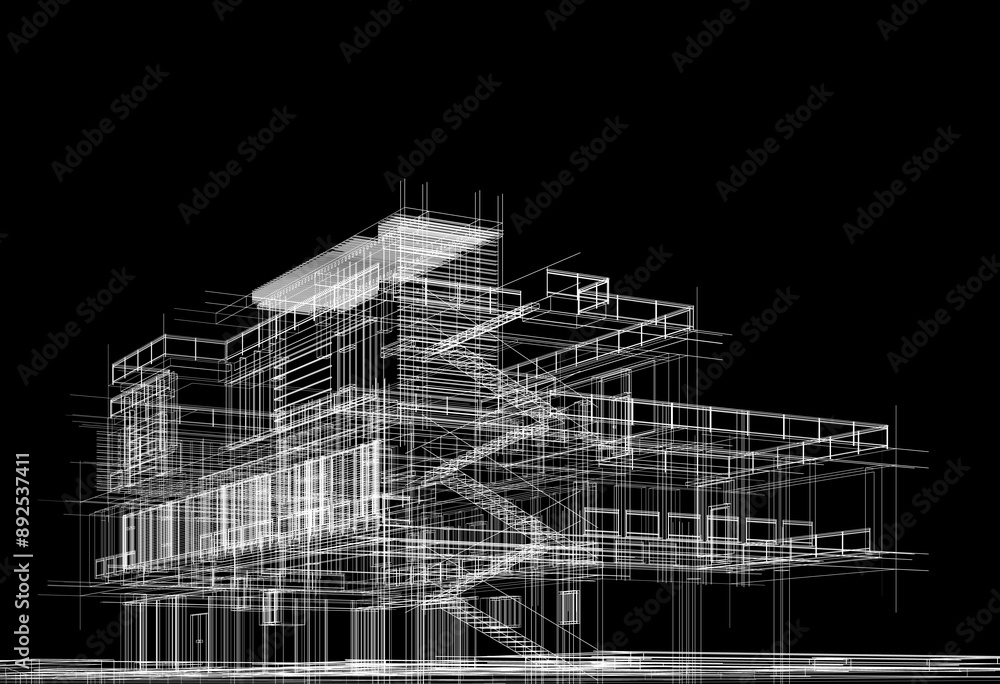 sketch of building sketch of building