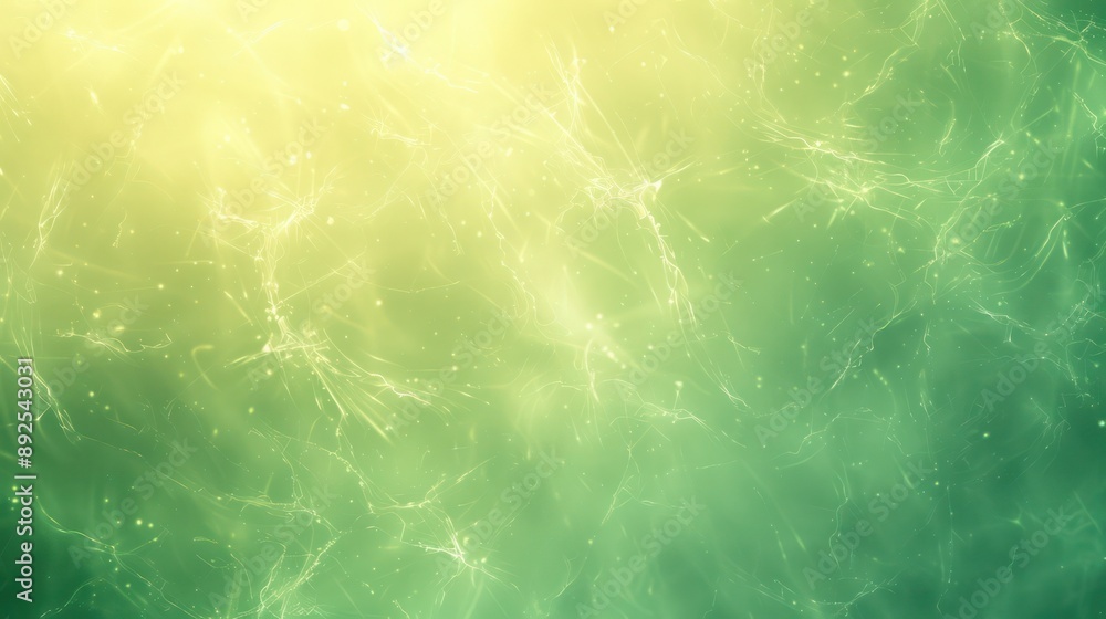 Serene plexus background with soft green and yellow hues, large text space at the top left Serene plexus background with soft green and yellow hues, large text space at the top left