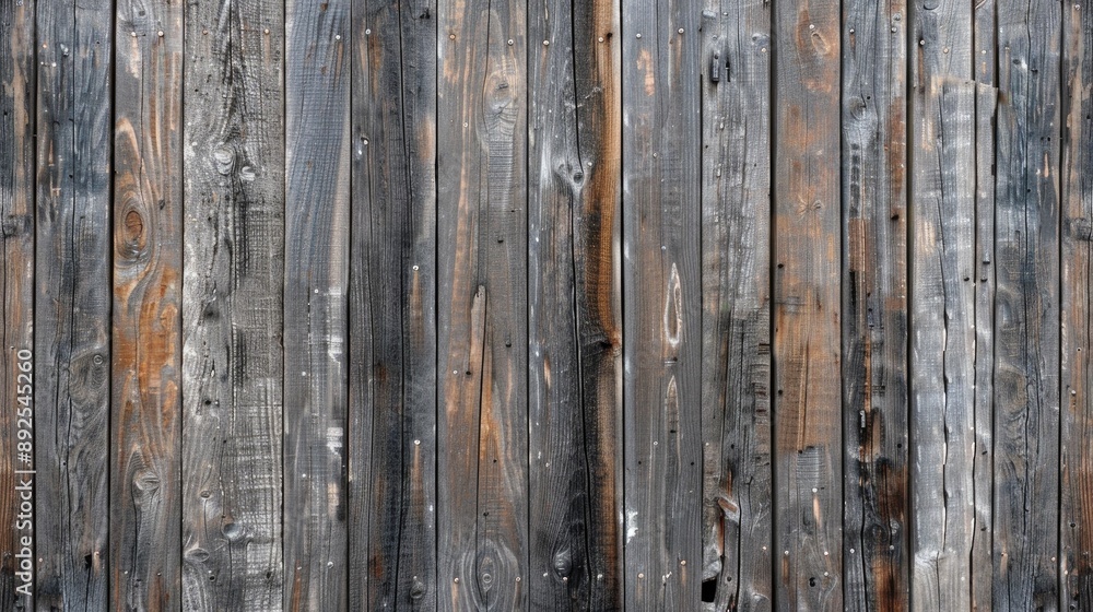Naklejka premium Background of aged wood fence