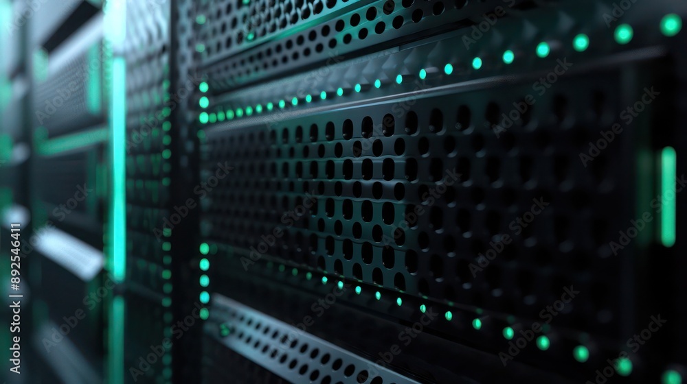 Sleek plexus network in black and emerald green, with ample text space on the left side Sleek plexus network in black and emerald green, with ample text space on the left side