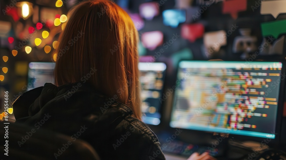 Obraz premium Person advocating for stronger spam laws, emphasizing activism