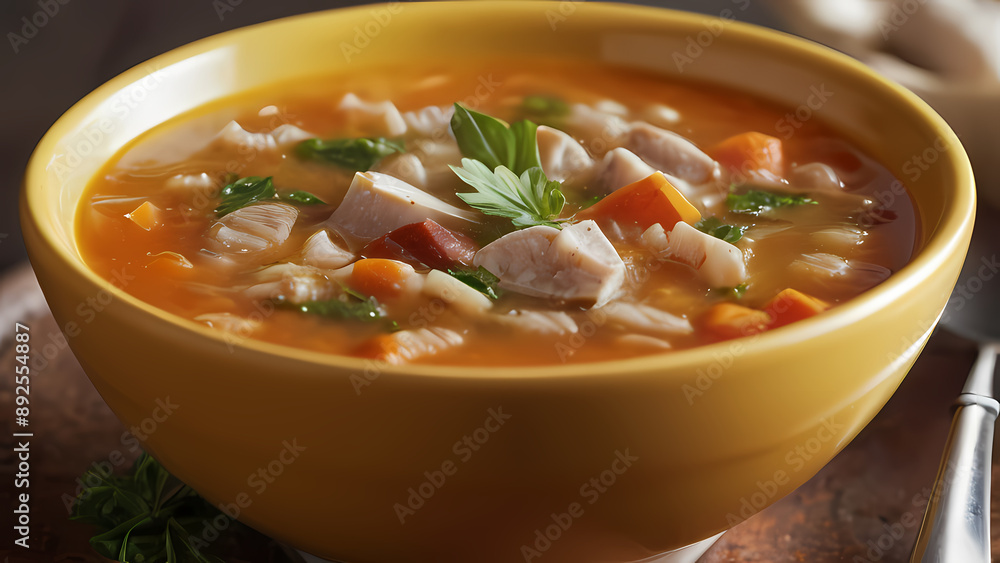 Produce a detailed, realistic illustration of Texture Of Soup Produce a detailed, realistic illustration of Texture Of Soup