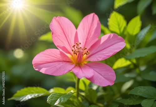 macro shot of a flower with a focus