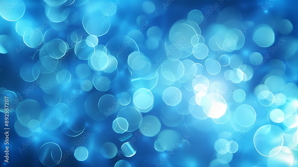 Bright blue defocused blurred motion abstract background Bright blue defocused blurred motion abstract background