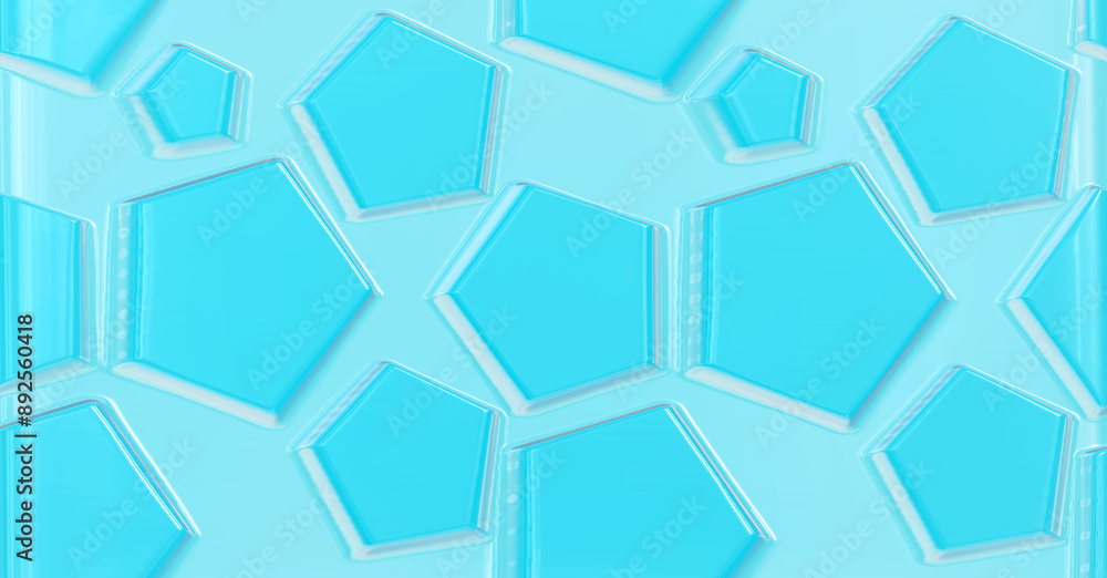 Blue hexagons with glass texture wallpaper. Blue hexagons with glass texture wallpaper.