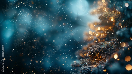 Magical Winter Night Scene © Sandu