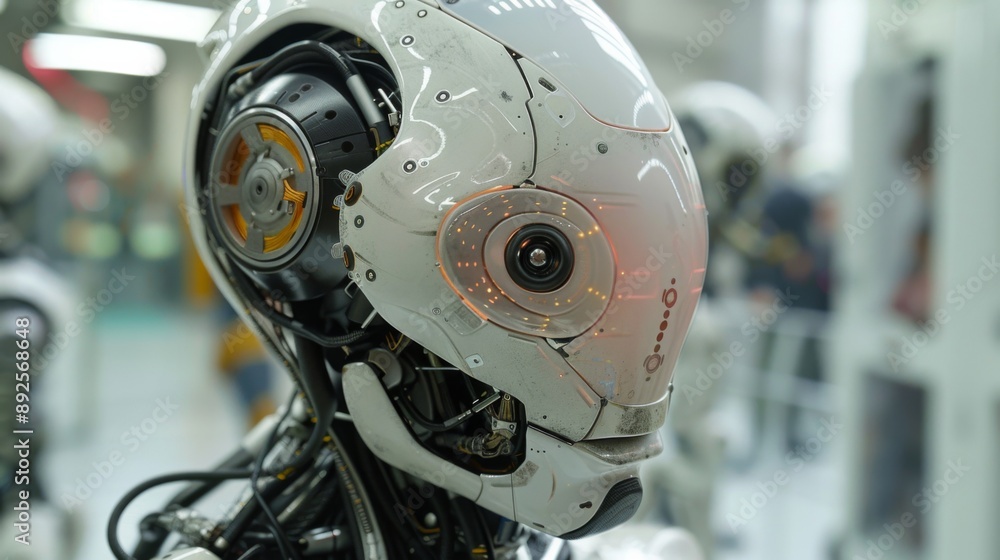 Futuristic Robot Close-Up Futuristic Robot Close-Up