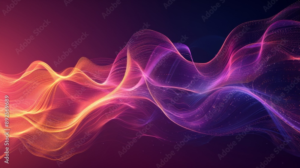 Abstract Colorful Wave Pattern Abstract Colorful Wave Pattern