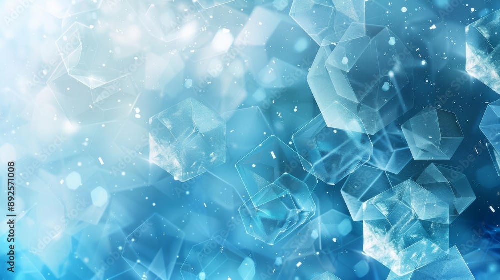 Geometric Frosted Ice Abstract Geometric Frosted Ice Abstract