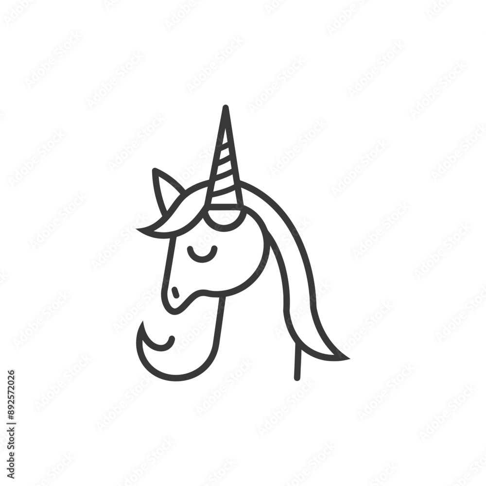 unicorn minimalist line art icon logo symbol unicorn minimalist line art icon logo symbol