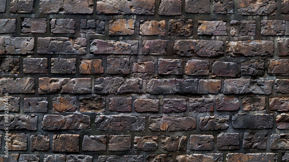 Aged brick wall with rustic brickwork pattern Aged brick wall with rustic brickwork pattern