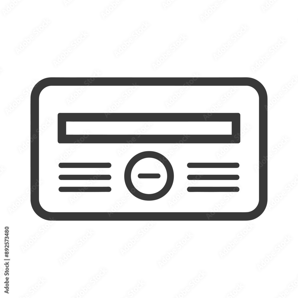 voucher minimalist line art icon logo symbol voucher minimalist line art icon logo symbol