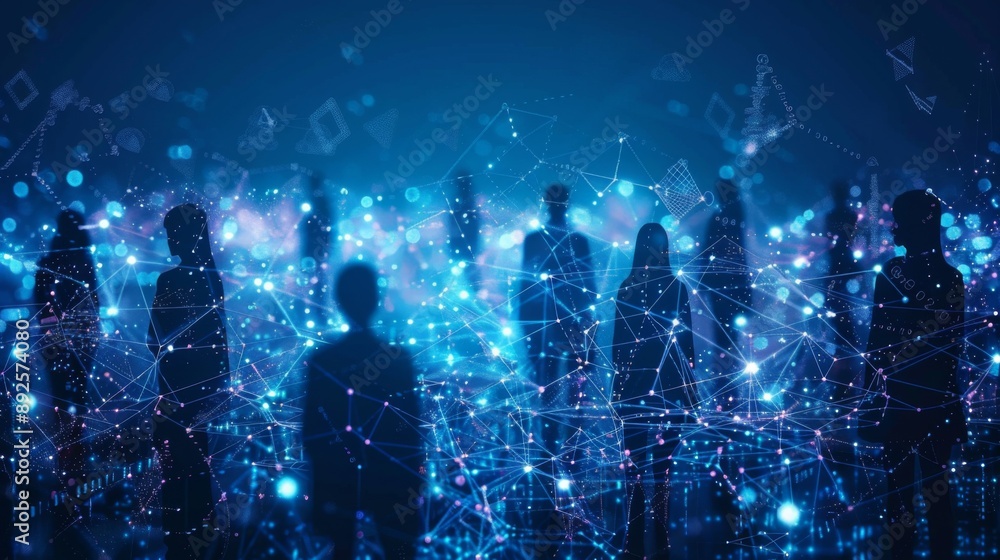 Silhouettes in Digital Network Silhouettes in Digital Network