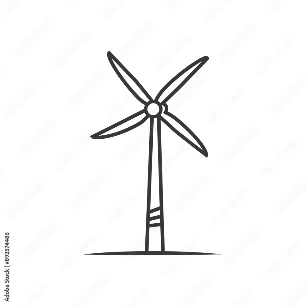 windmill minimalist line art icon logo symbol windmill minimalist line art icon logo symbol