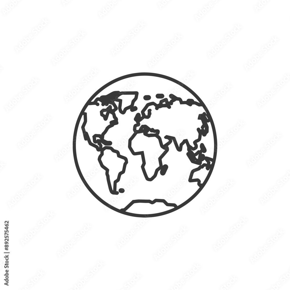 world minimalist line art icon logo symbol world minimalist line art icon logo symbol