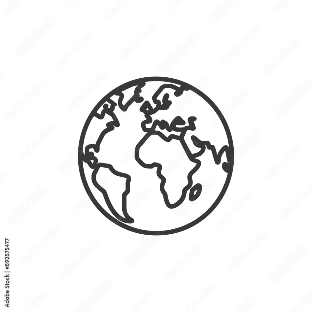 world minimalist line art icon logo symbol world minimalist line art icon logo symbol