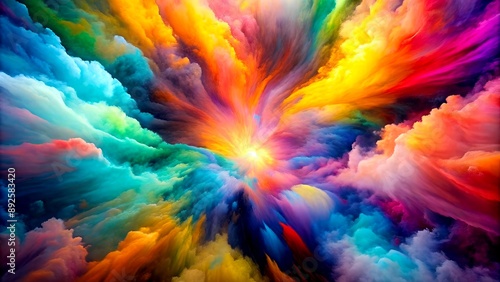 Chromatic Expressions: Exploring the Language of Color Generative AI artwork