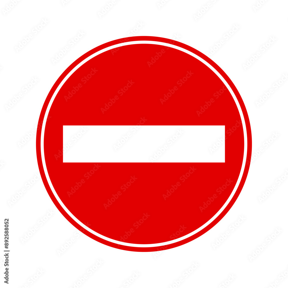 No entry sign No entry sign