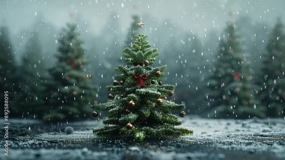 fir tree, noel concept fir tree, noel concept