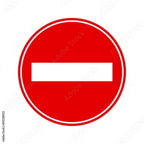 No entry sign