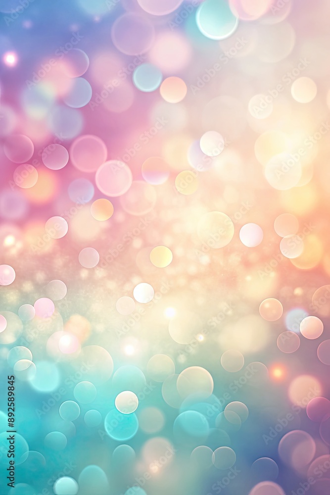 Abstract bokeh lights in soft pastel colors. Abstract bokeh lights in soft pastel colors.