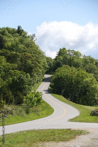 Area of Blue Ridge Parkway – USA