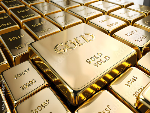 Aesthetic wallpaper with gold bars