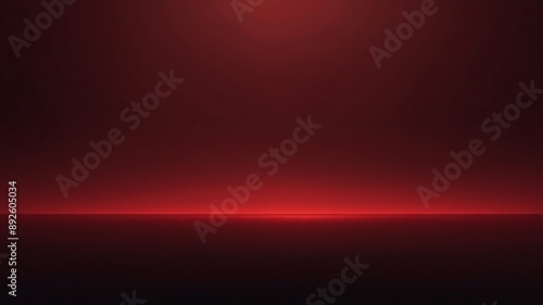 Red Gradient Background with a Subtle Horizon