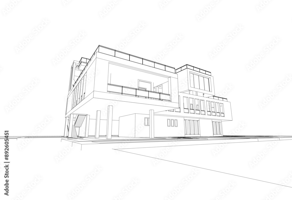 sketch of building sketch of building