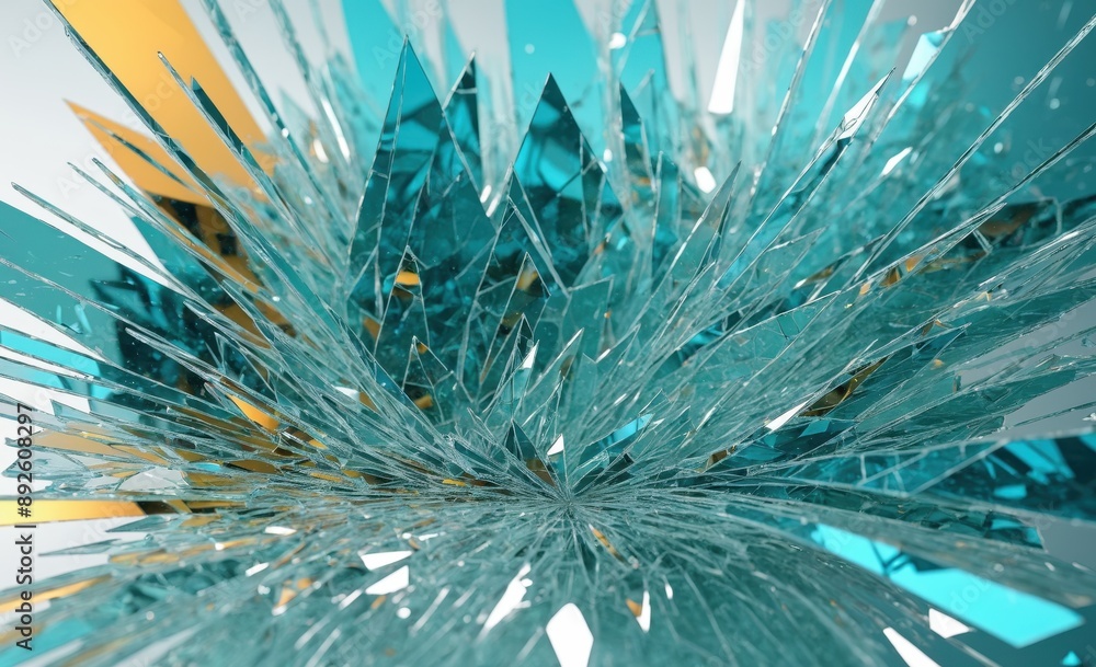 Obraz premium Shattered Glass Art
