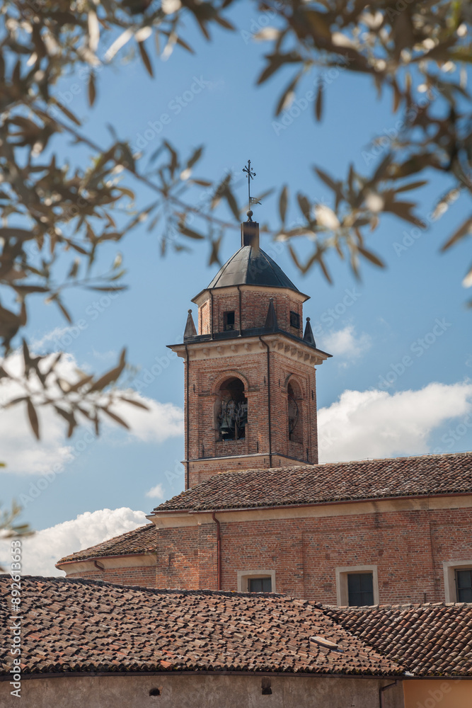 Fototapeta premium Castelnuovo Calcea church, Piedmont