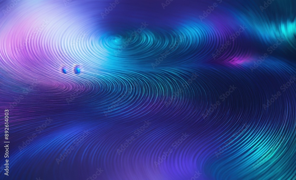 Obraz premium Abstract Vortex in Blue and Purple