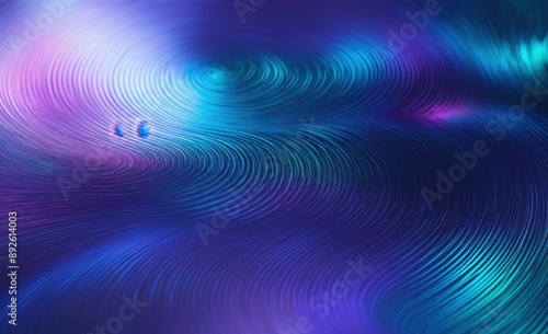 Abstract Vortex in Blue and Purple