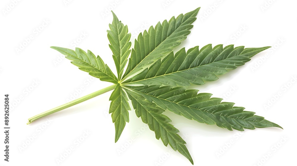 cannabis leaf isolated on white background cannabis leaf isolated on white background