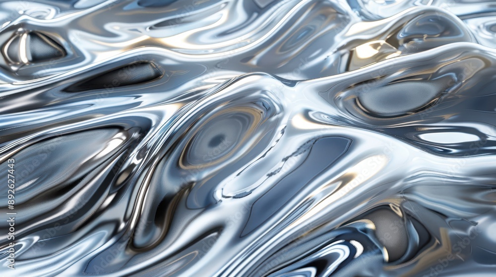Abstract Liquid Metal Abstract Liquid Metal