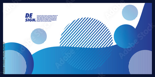 Blue line gradient background with cool abstract space area suitable for social media