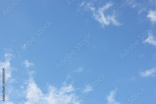 Photography blue sky with clouds