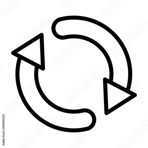 Repurpose Vector Line Icon Design