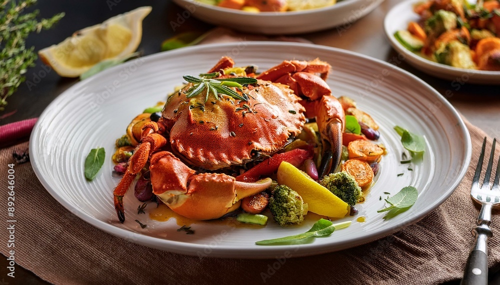Crab Feast with Garlic Butter and Fresh Herbs Crab Feast with Garlic Butter and Fresh Herbs