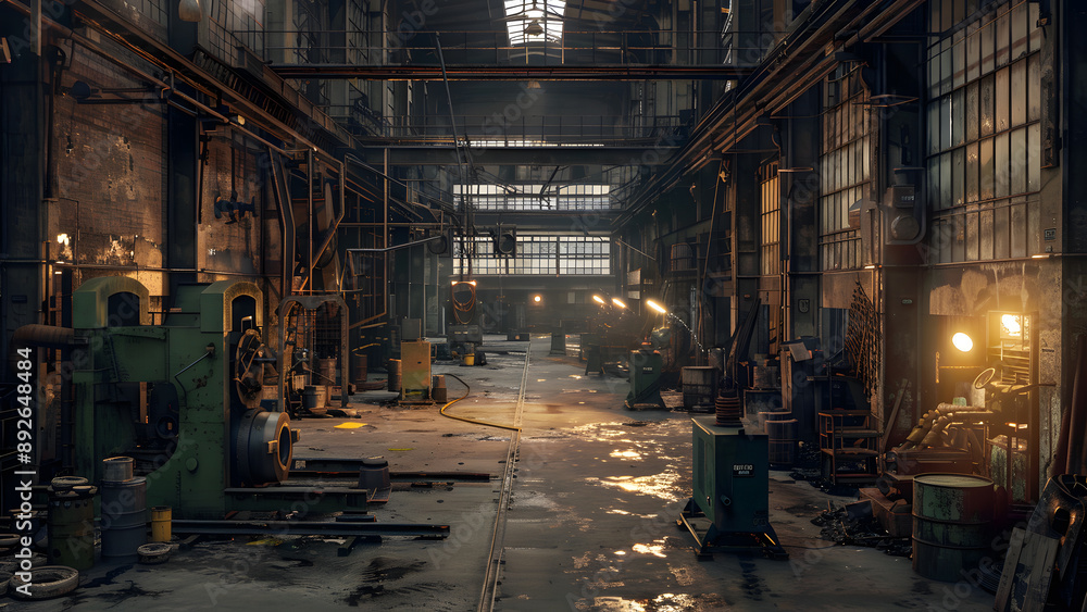 realistic high-resolution photo of factory, with detailed background realistic high-resolution photo of factory, with detailed background
