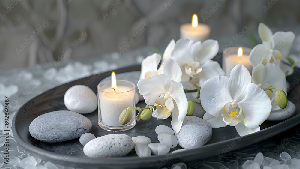 realistic high-resolution photo of spa, with detailed background realistic high-resolution photo of spa, with detailed background