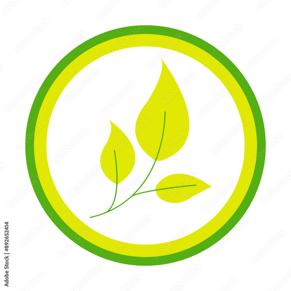 vector green leaf logo, Vector illustration vector green leaf logo, Vector illustration