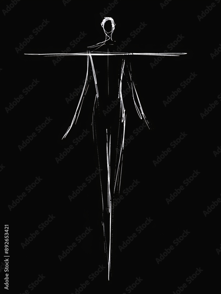 Abstract Silhouettes with Geometric and Linear Patterns - Intricate Designs and Black-and-White Contrast Abstract Silhouettes with Geometric and Linear Patterns - Intricate Designs and Black-and-White Contrast