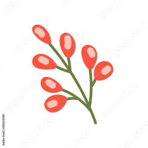 beautiful flower vector, Vector illustration, abstract, art, 3d rendering
