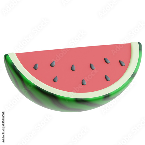 Watermelon 3d Illustration