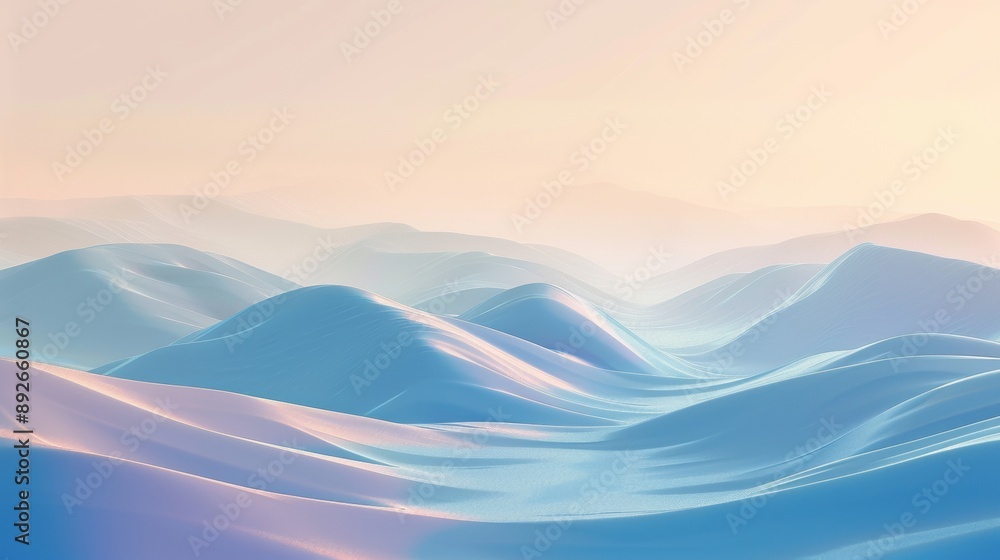 A beautiful mountain range with a blue sky in the background A beautiful mountain range with a blue sky in the background